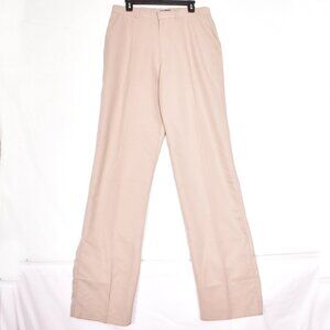NEW Oobe Mens Flat Front Straight Leg Khaki Pants Size 32 Unhemmed New